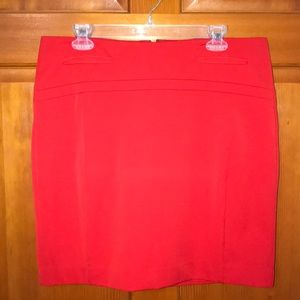 Red skirt